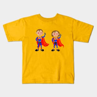 Boy and Girl Hero Kids T-Shirt